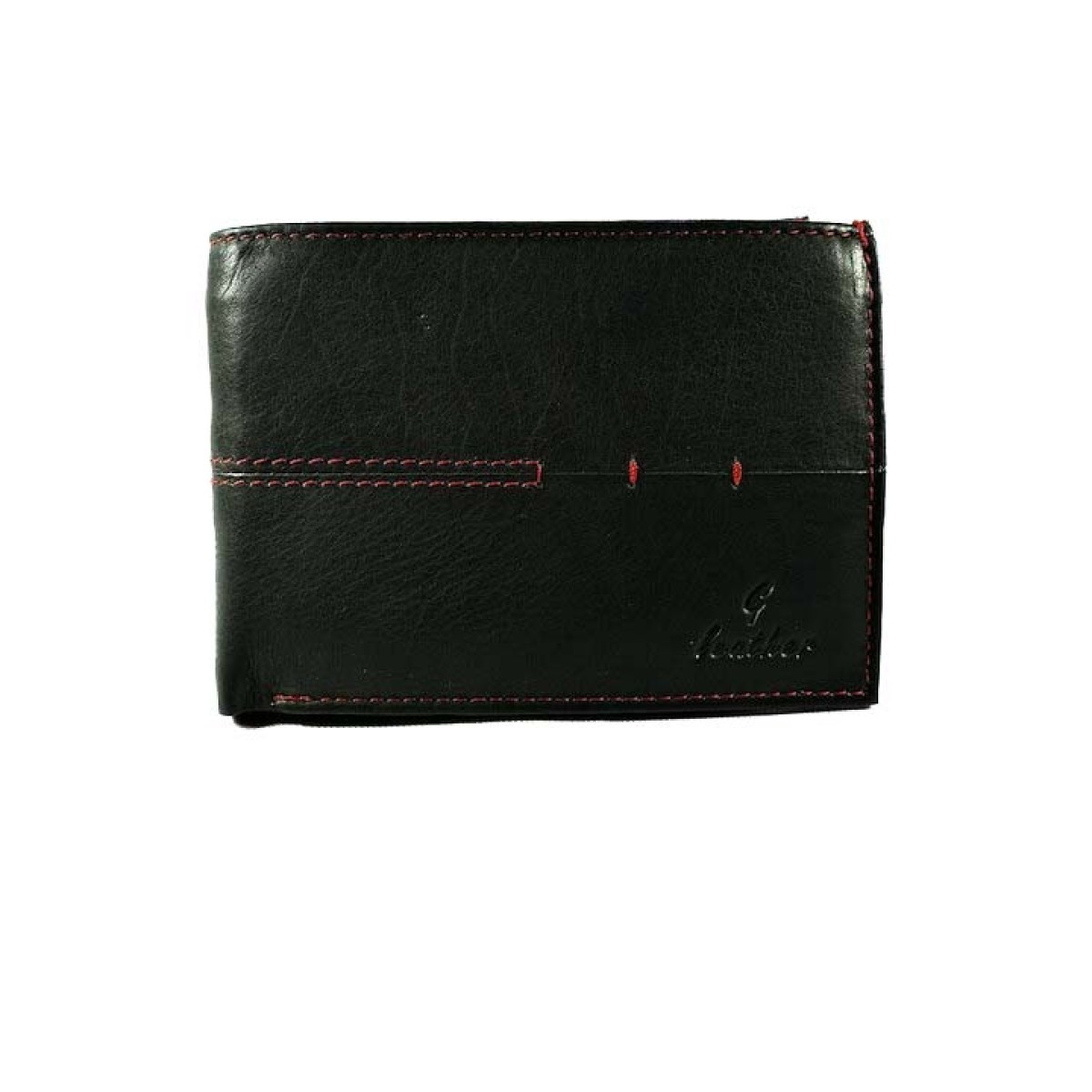 Ginis Leather Ανδρικό Πορτοφόλι Δέρμα MR4 Μαύρο