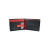 Ginis Leather Ανδρικό Πορτοφόλι Δέρμα MR1 Μαύρο
