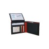 Ginis Leather Ανδρικό Πορτοφόλι Δέρμα MR4 Μαύρο