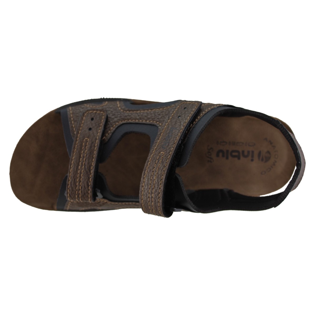 Inblu Anatomico Ανδρικά πέδιλα A-RY64(RY29) Καφέ Inblu Anatomico Ανδρικά πέδιλα A-RY64(RY29) Καφέ