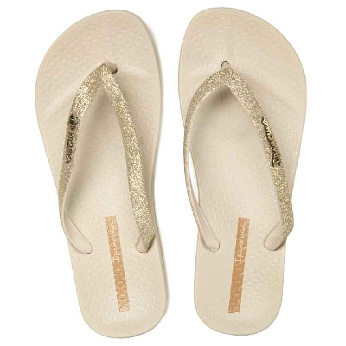 Ipanema Γυναικείες Σαγιονάρες 780-26328 (83140-20354) Μπέζ Χρυσό Glitter