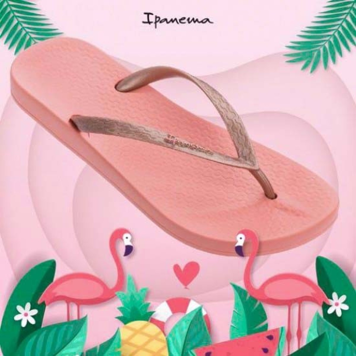 Ipanema Γυναικείες Σαγιονάρες 780-26322 (81030-24966) Σομόν Χαλκός