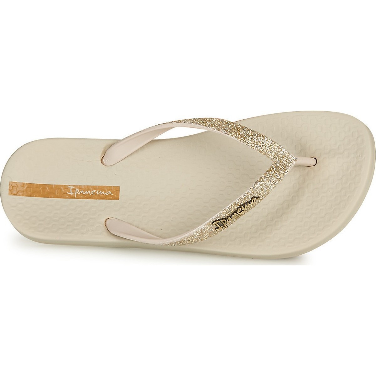 Ipanema Γυναικείες Σαγιονάρες 780-26328 (83140-20354) Μπέζ Χρυσό Glitter