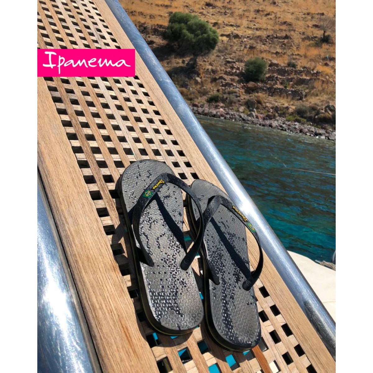 Ipanema Ανδρικές Σαγιονάρες 780-26301 (80415-22531) Μαύρο