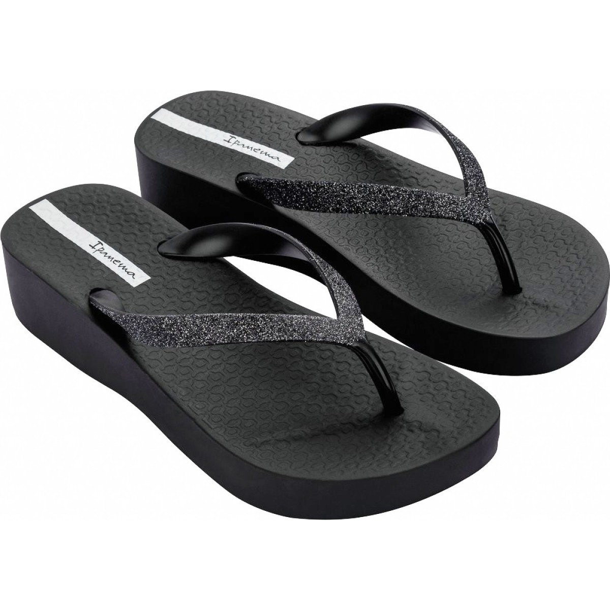 Ipanema Γυναικείες Σαγιονάρες 780-26346 (83386-AJ496) Μαύρο Glitter