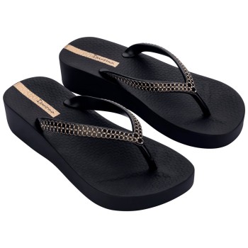 Ipanema Γυναικείες Σαγιονάρες 780-26333 (83750-BP367) Μαύρο Χρυσό