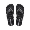 Ipanema Γυναικείες Σαγιονάρες 780-26379 (83760-BL700) Μαύρο Ασημί Glitter