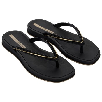Ipanema Γυναικείες Σαγιονάρες 780-26391 (27398-BR745) Μαύρο Χρυσό