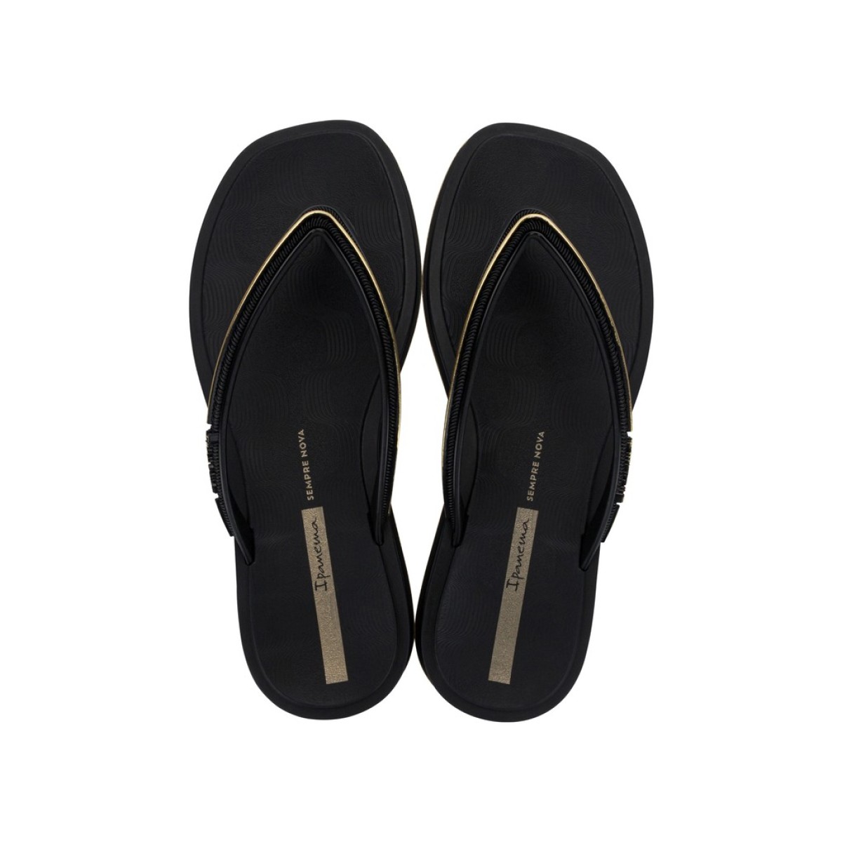 Ipanema Γυναικείες Σαγιονάρες 780-26391 (27398-BR745) Μαύρο Χρυσό