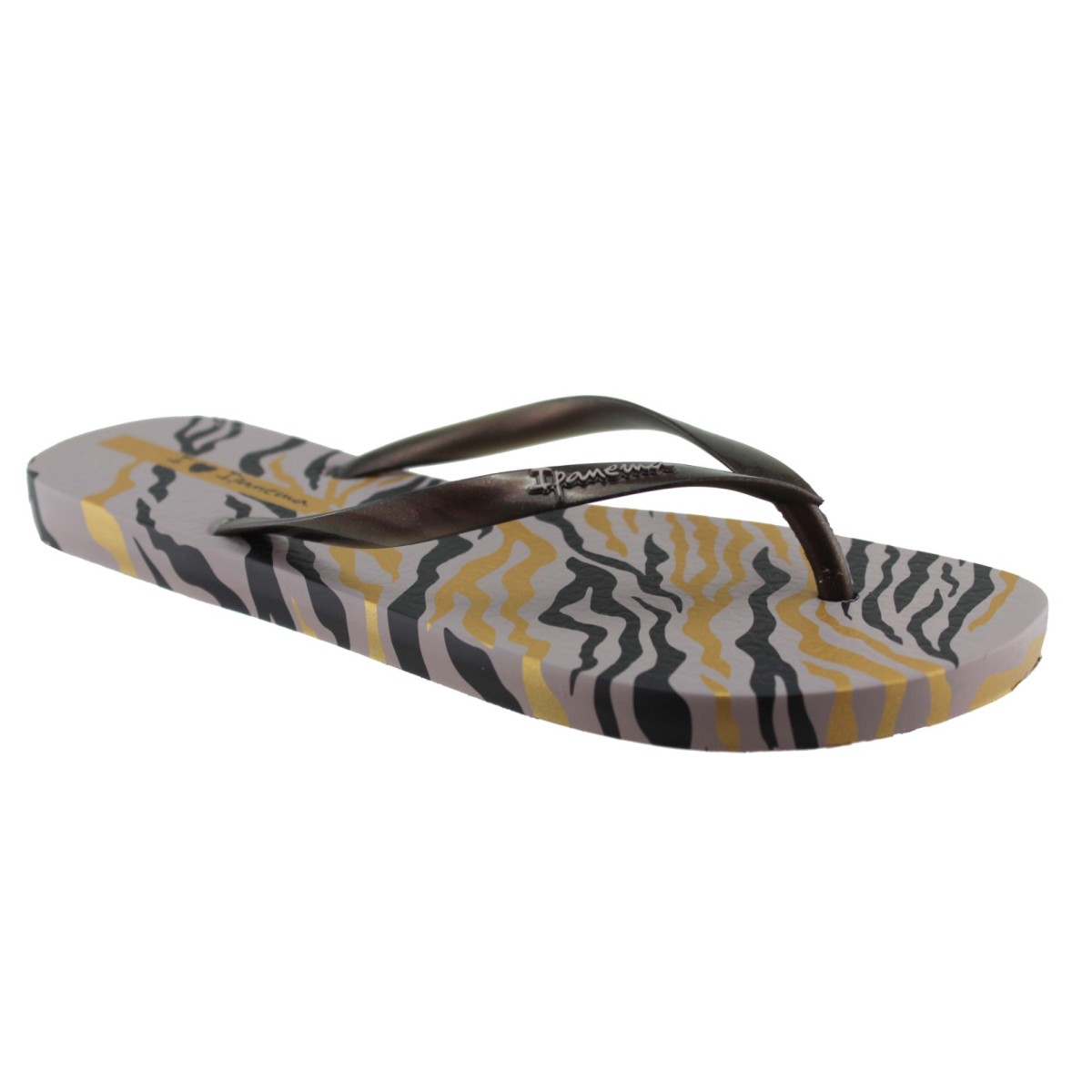 Ipanema Γυναικείες Σαγιονάρες 780-24343 (83468-AP104) Γκρι Μπρονζέ