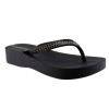 Ipanema Γυναικείες Σαγιονάρες 780-26333 (83750-BP367) Μαύρο Χρυσό
