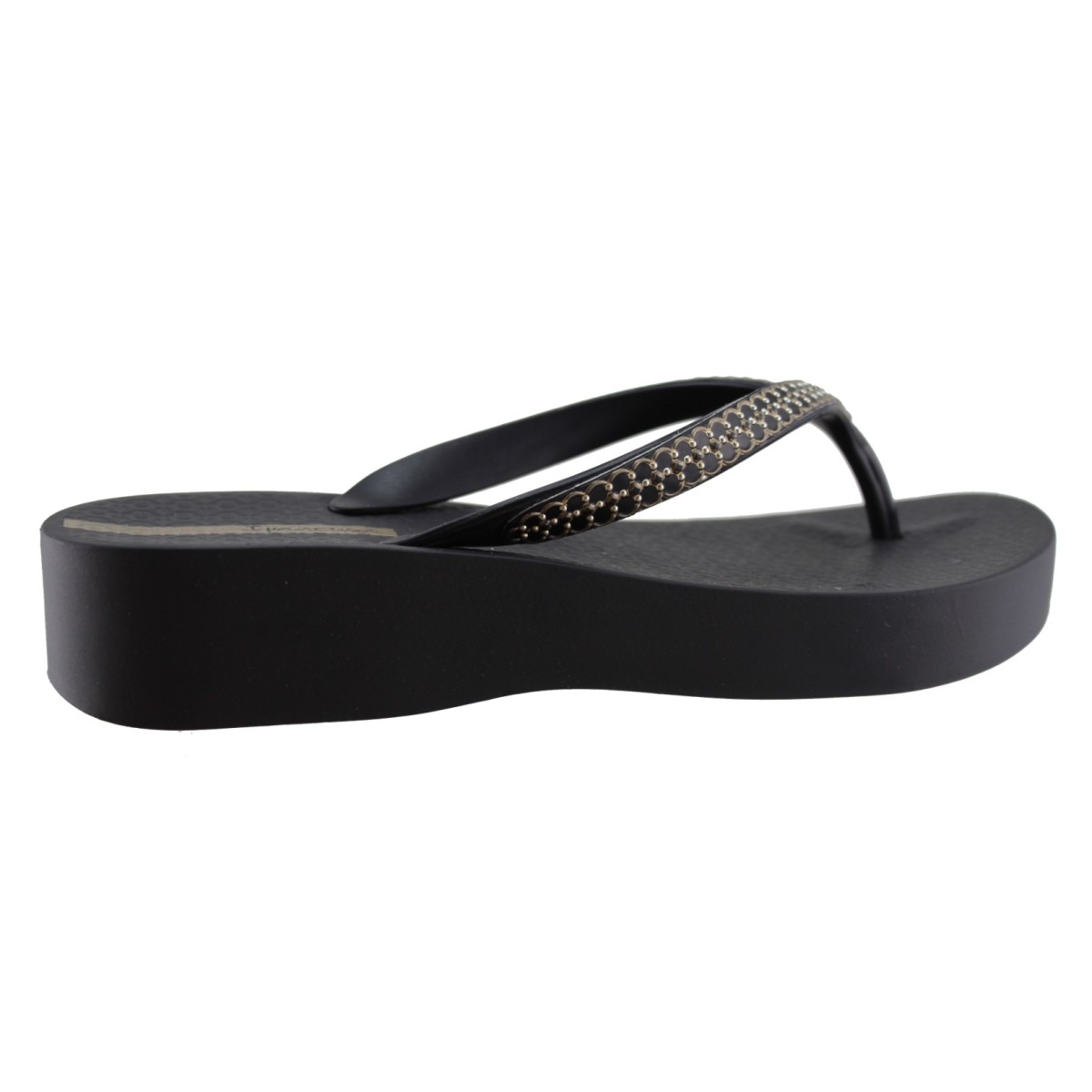Ipanema Γυναικείες Σαγιονάρες 780-26333 (83750-BP367) Μαύρο Χρυσό