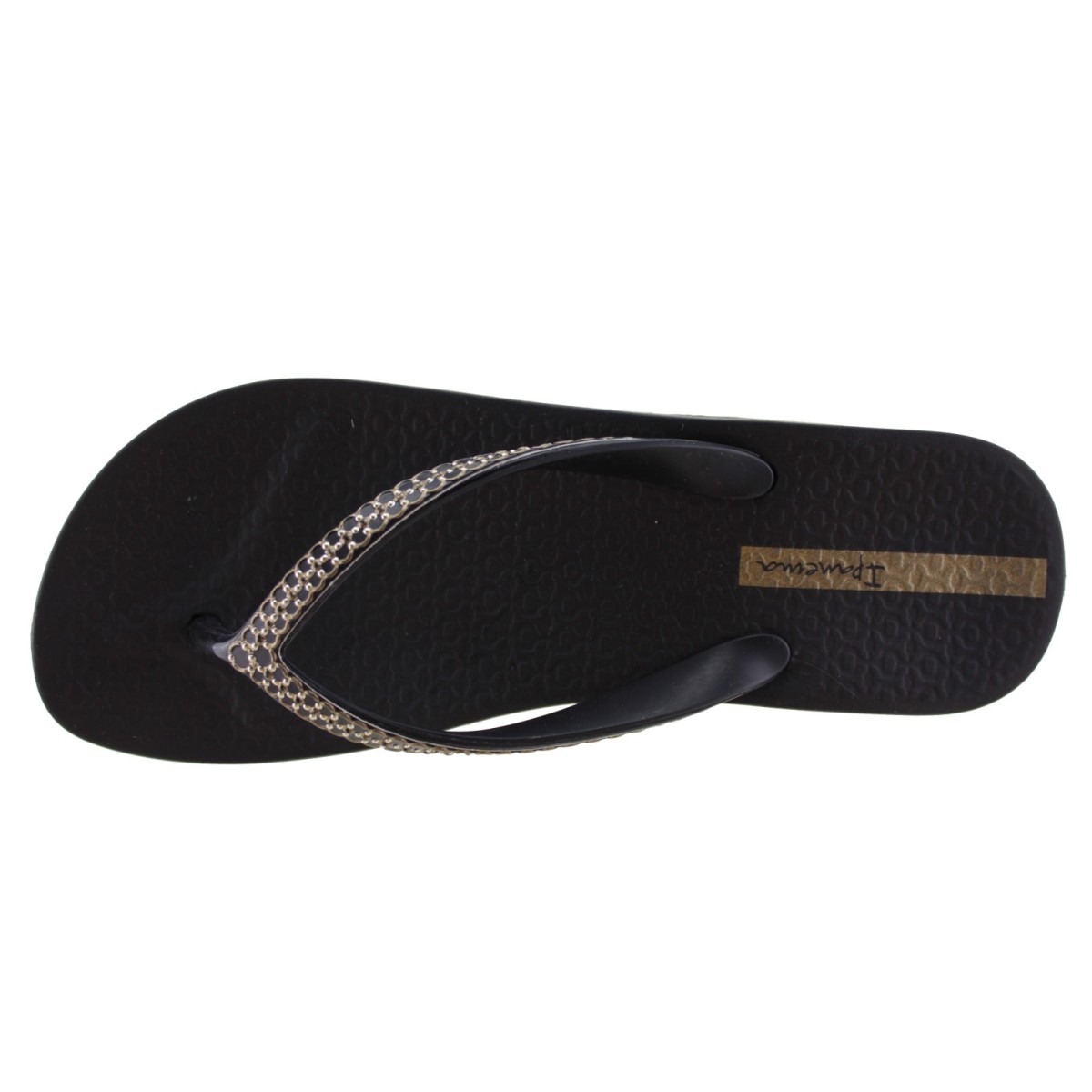 Ipanema Γυναικείες Σαγιονάρες 780-26333 (83750-BP367) Μαύρο Χρυσό