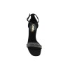 LADY Shoes Γυναικεία Πέδιλα 04 Μαύρο Satin
