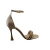 LADY Shoes Γυναικεία Πέδιλα 04 Nude Satin