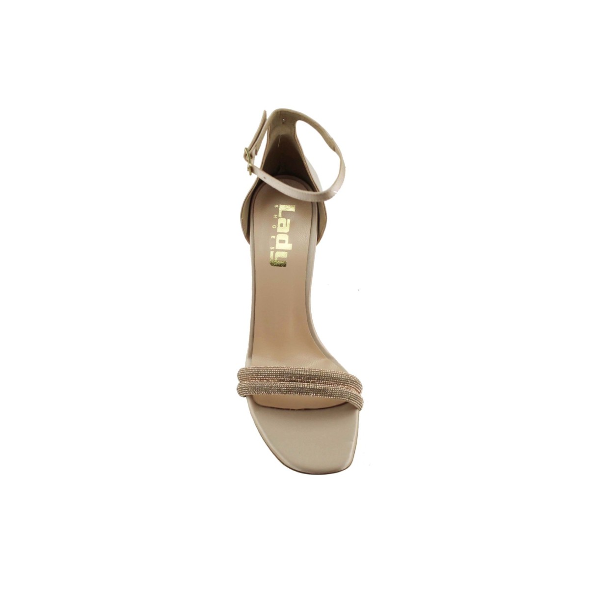 LADY Shoes Γυναικεία Πέδιλα 04 Nude Satin