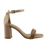 LADY Shoes Γυναικεία Πέδιλα 07 Nude Satin