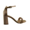 LADY Shoes Γυναικεία Πέδιλα 07 Nude Satin