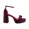 LADY Shoes Γυναικεία Πέδιλα 2419 Φούξια Satin