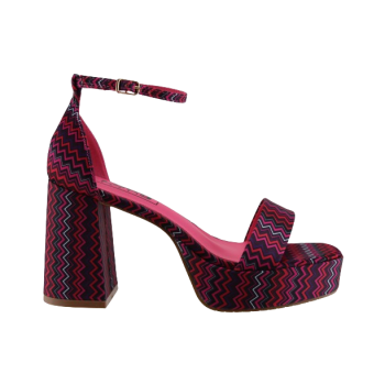 LADY Shoes Γυναικεία Πέδιλα 2419 Φούξια Satin