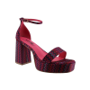 LADY Shoes Γυναικεία Πέδιλα 2419 Φούξια Satin