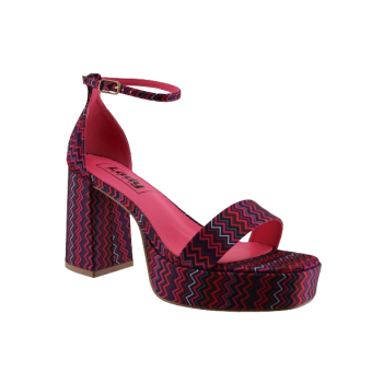 LADY Shoes Γυναικεία Πέδιλα 2419 Φούξια Satin