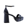 LADY Shoes Γυναικεία Πέδιλα 2419 Μωβ Satin