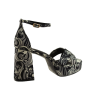 LADY Shoes Γυναικεία Πέδιλα 2420 Μαύρο Satin