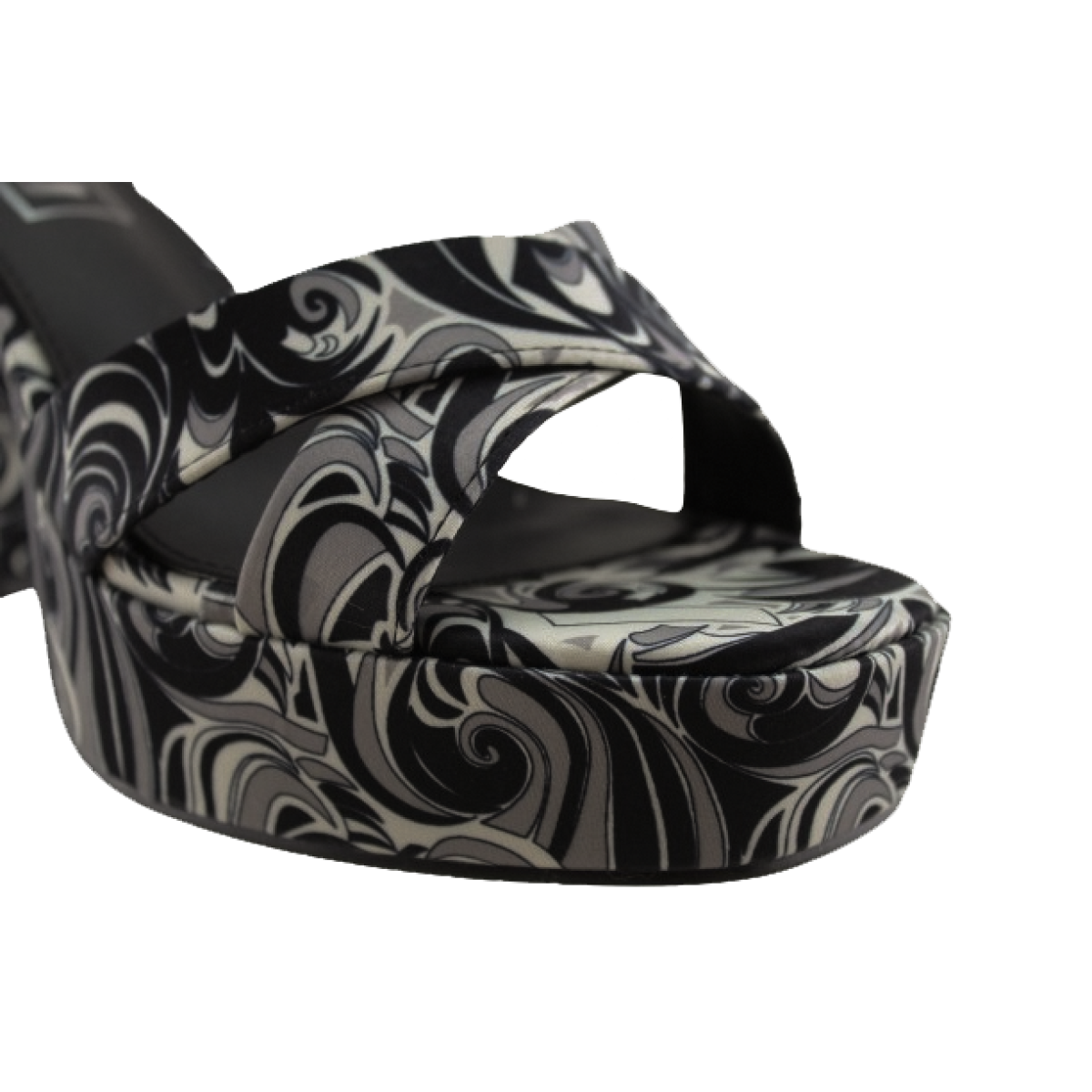 LADY Shoes Γυναικεία Πέδιλα 2420 Μαύρο Satin