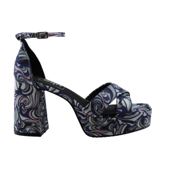 LADY Shoes Γυναικεία Πέδιλα 2420 Λιλά Satin