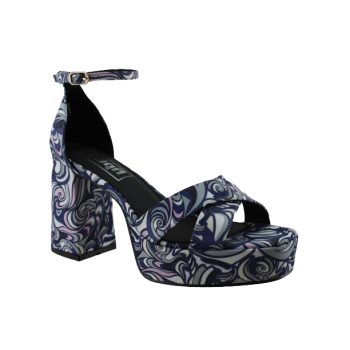 LADY Shoes Γυναικεία Πέδιλα 2420 Λιλά Satin