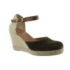Marila Γυναικείες Espadrilles Δέρμα 748-23235 Λαδί Suede