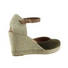 Marila Γυναικείες Espadrilles Δέρμα 748-23235 Λαδί Suede
