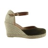 Marila Γυναικείες Espadrilles Δέρμα 748-23235 Λαδί Suede