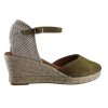 Marila Γυναικείες Espadrilles Δέρμα 748-25051 Χακί Suede