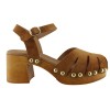 Marila Γυναικεία Πέδιλα Δέρμα 748-25007 Ταμπά Suede