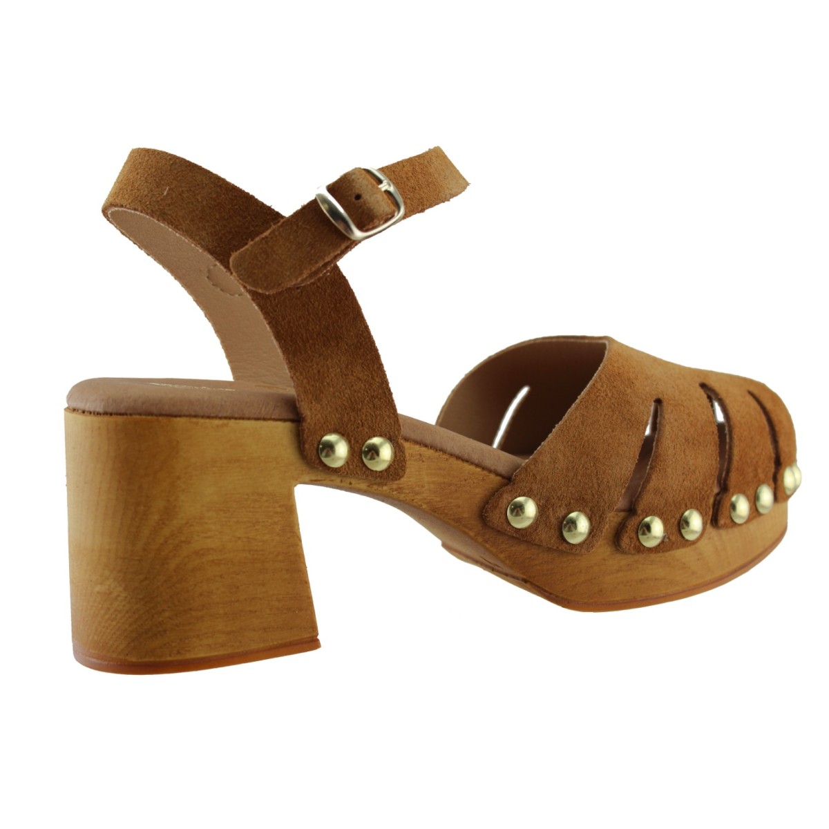 Marila Γυναικεία Πέδιλα Δέρμα 748-25007 Ταμπά Suede