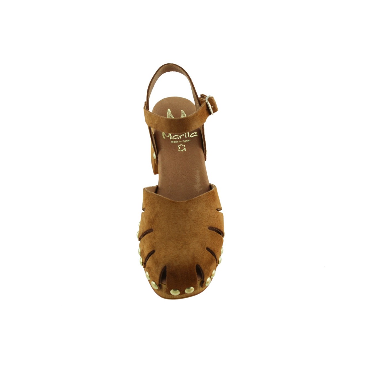 Marila Γυναικεία Πέδιλα Δέρμα 748-25007 Ταμπά Suede