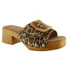 Marila Γυναικεία Mules Δέρμα 748-25005 Leopard