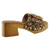 Marila Γυναικεία Mules Δέρμα 748-25005 Leopard