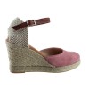 Marila Γυναικείες Espadrilles Δέρμα 748-23235 Σομόν Suede