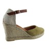 Marila Γυναικείες Espadrilles Δέρμα 748-23235 Χακί Suede