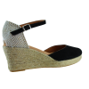 Marila Γυναικείες Espadrilles Δέρμα 748-25051 Μαύρο Suede