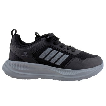 Milanos Ανδρικά Αθλητικά 1550TL Μαύρο Γκρι 