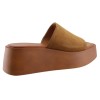 Milanos Γυναικεία Mules Δέρμα 802 Ταμπά Suede Milanos Γυναικεία Mules Δέρμα 802 Ταμπά Suede