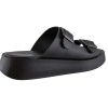 Milanos Γυναικεία Σανδάλια Flatform Δέρμα 219 Μαύρο