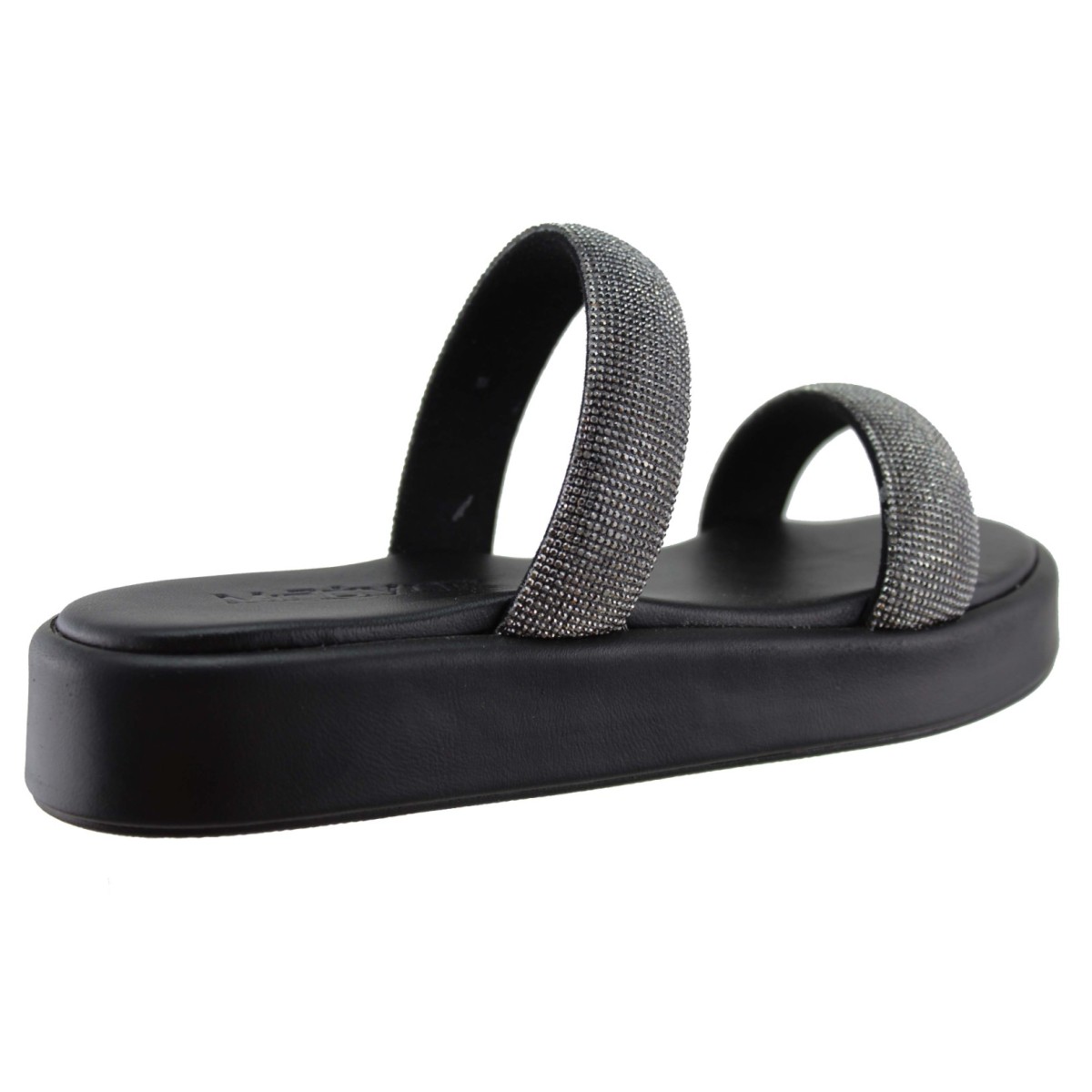 Milanos Γυναικεία Σανδάλια Flatforms 1037 Μαύρο