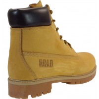 Road Shoes Ανδρικά Μποτάκια Δέρμα 0565 Κίτρινο Σαμουά