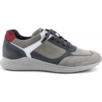 Road Shoes Ανδρικά Sneakers Δέρμα 17221 Γκρί