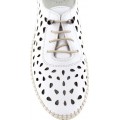 Road Shoes Γυναικεία Μοκασίνια Δέρμα 17191 Λευκό